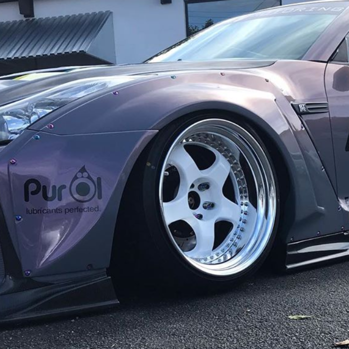 ZSPEC Low-Profile Body Kit Fastener, M5x20mm, Titanium w/ Rivet Nut, Per Each