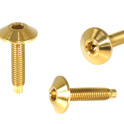 ZSPEC Body Kit Fastener, Low-Profile M5x20mm Titanium w/Well Nut, Per Each