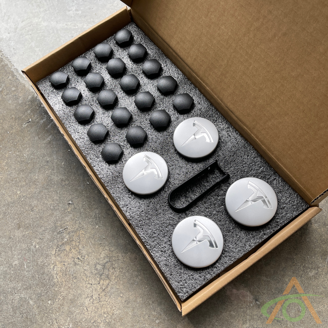 Tesla Wheel Center Cap Kit