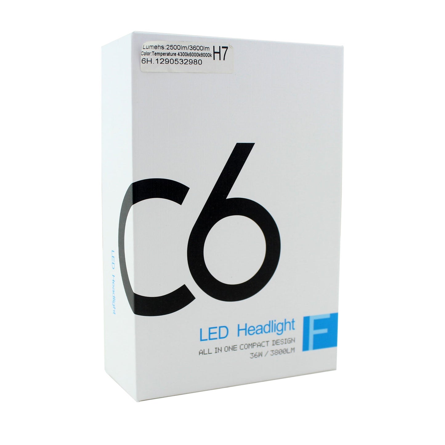HEADLIGHTS LED C6 7600LM
