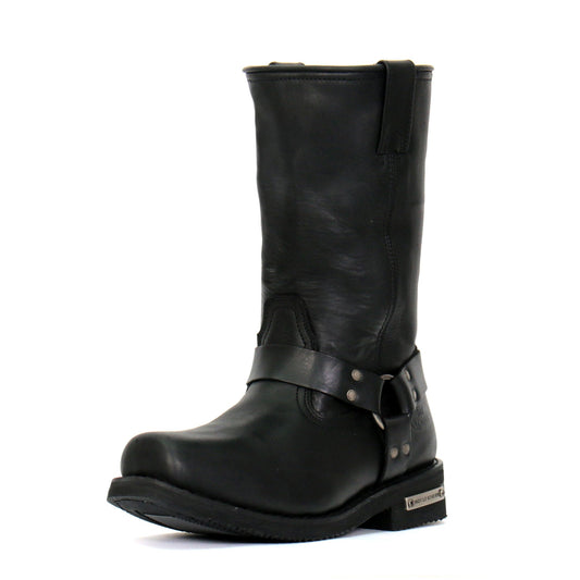 Men's Midnight Harness Black Harness Boots - BTM1016