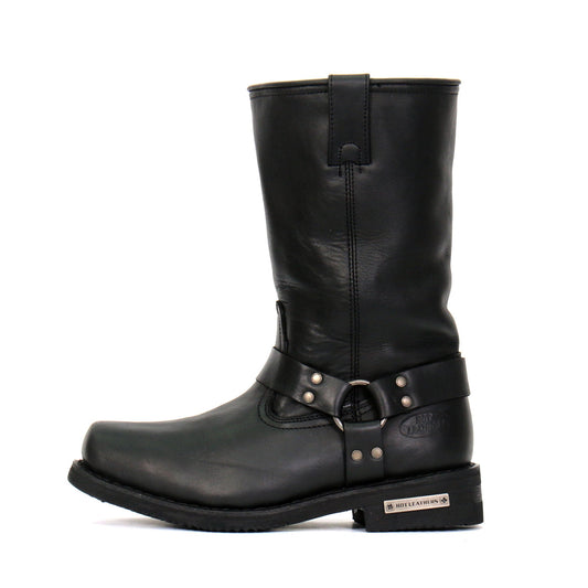 Men's Midnight Harness Black Harness Boots - BTM1016