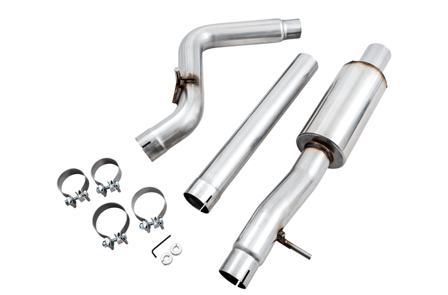 AWE Tuning Resonated Mid Pipe for Jeep JK/JKU 3.6L 3015-11005