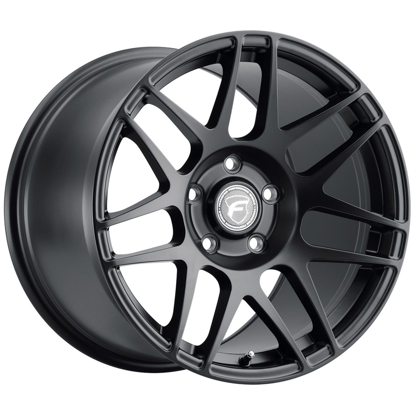 Forgestar 17x10 F14 Drag 5x115 ET30 BS6.6 Satin BLK 78.1 Wheel F17270071P30