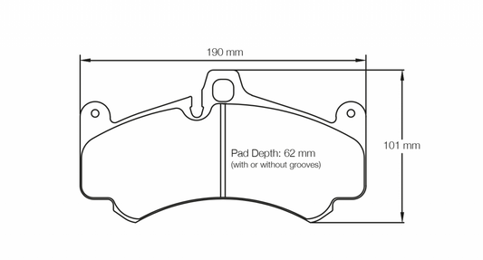 PAGID Racing Pagid Racing 8003 RSL29 Compound Brake Pads 8003-RSL29