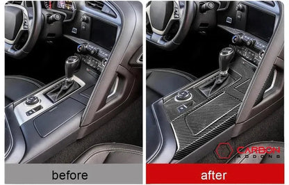 C7 Corvette 2014-2019 Center Console Carbon Fiber Overlay