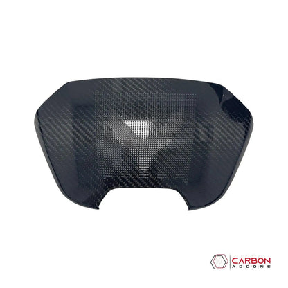 C8 Corvette Real Carbon Fiber Waterfall Speaker Trim Cover with Corvette Logo | Interior pgrade (2020–2026)
