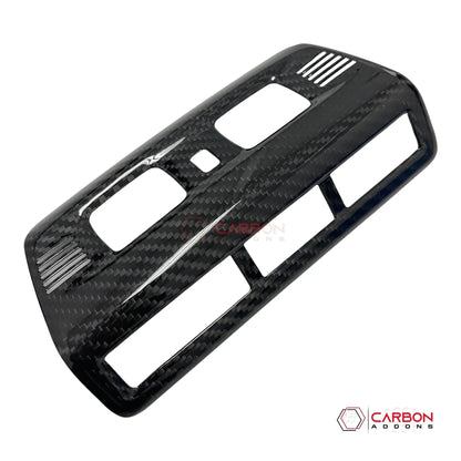 C8 Corvette Real Carbon Fiber Overhead Dome Light Trim Cover | InteriorUpgrade (2020–2026)