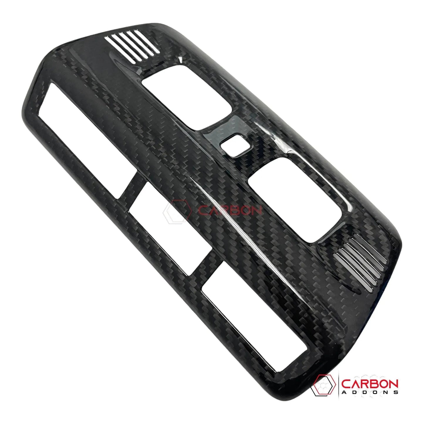 C8 Corvette Real Carbon Fiber Overhead Dome Light Trim Cover | InteriorUpgrade (2020–2026)