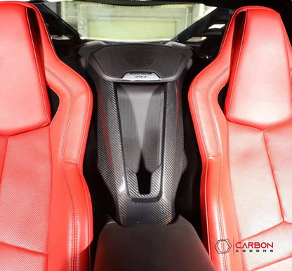 C8 Corvette Real Carbon Fiber Waterfall Panel Trim Cover | Interior Overlay (2020–2026)
