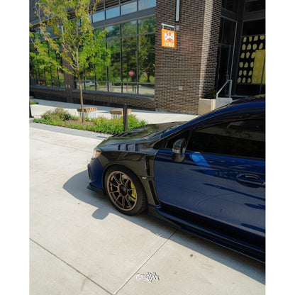 Discontinued JDMuscle [15-21 WRX/STI] Carbon Fiber/FRP Vented Fenders V2