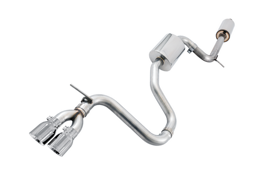 AWE Tuning Touring Edition Exhaust for VW MK7 Golf 1.8T - Chrome Silver Tips (90mm) 3015-22052