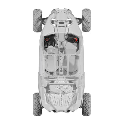 Can-Am Maverick X3 Dashboard Empty Panel for 6.5" Speaker