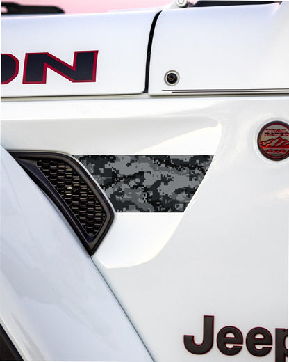 Fender Vent Decal Set | Camo - fits Wrangler JL & Gladiator JT