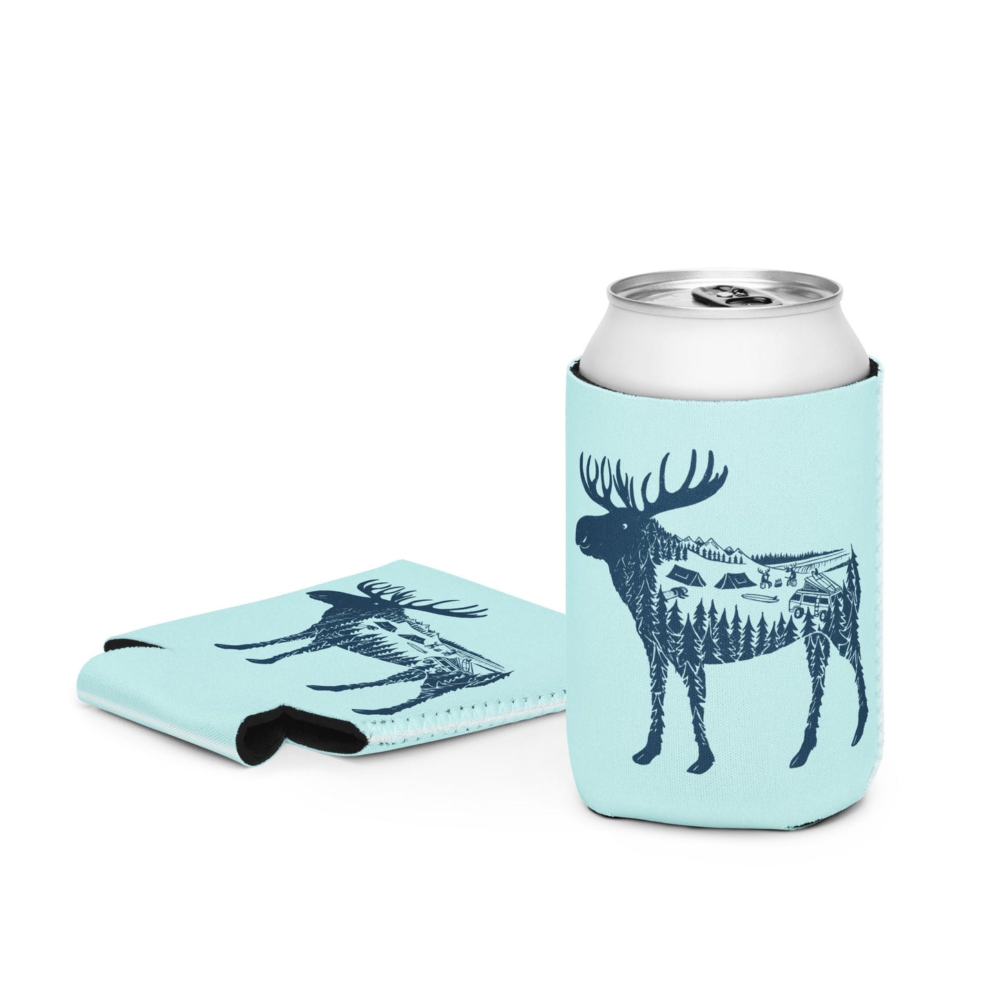 Moose Meet-Up Can Coozie