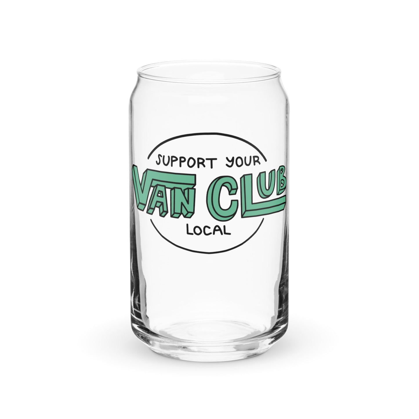 Support Your Local Van Club Pint Glass