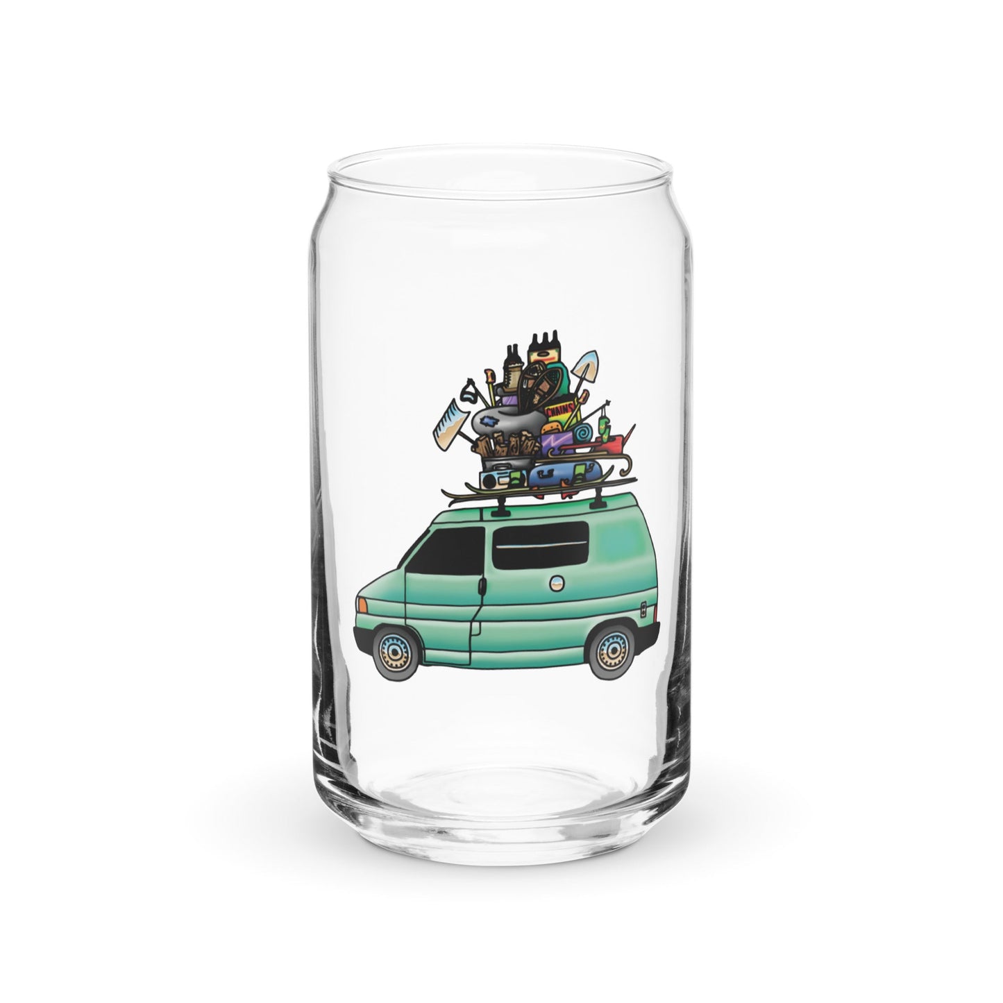 RAD Eurovan Can-Shaped Pint Glass