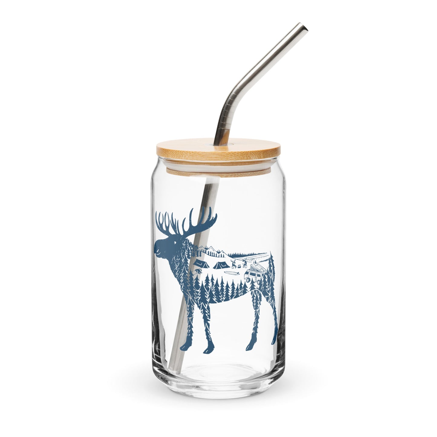 Moose Meet-Up Pint Glass