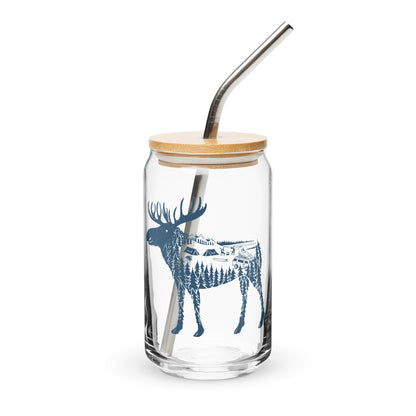 Moose Meet-Up Pint Glass