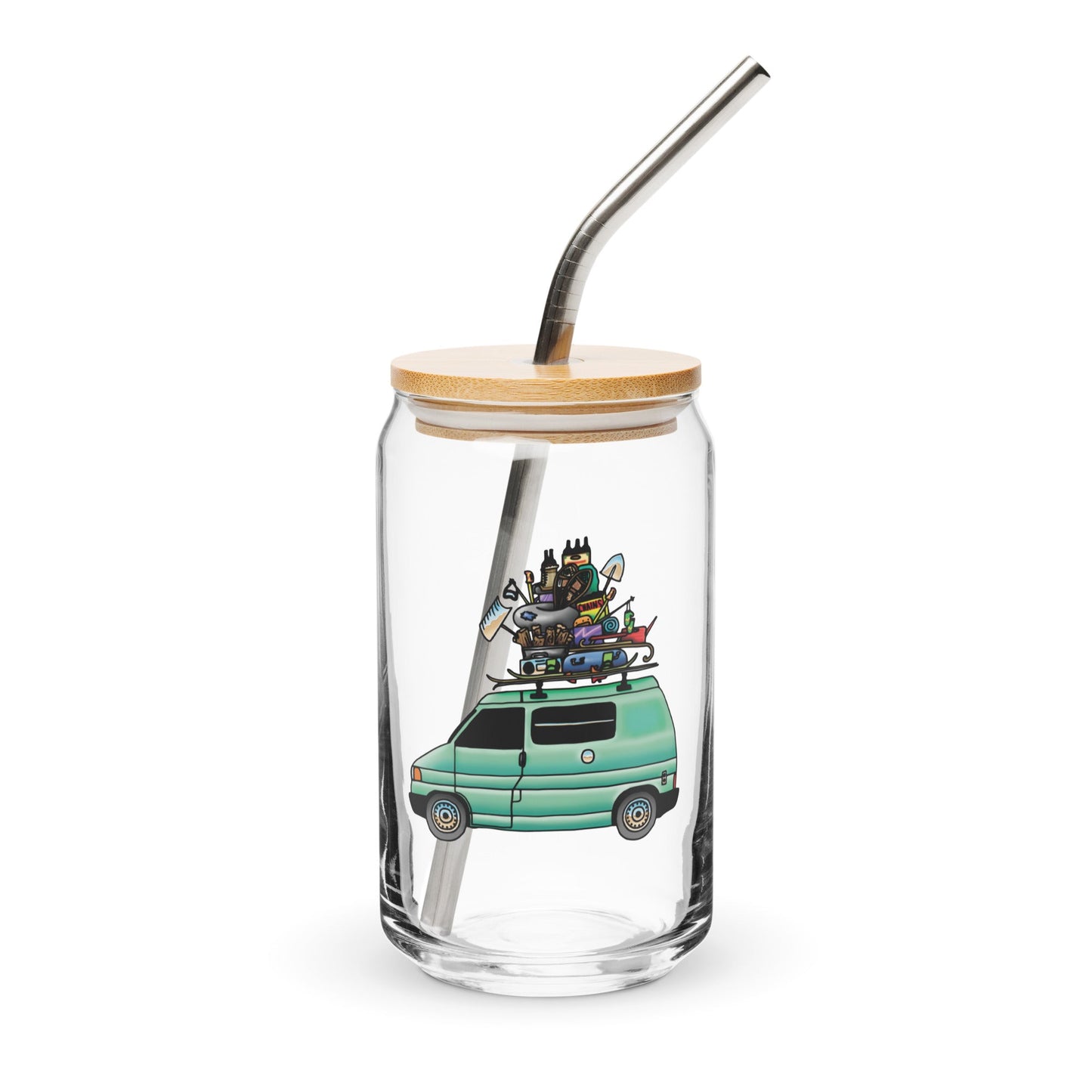 RAD Eurovan Can-Shaped Pint Glass
