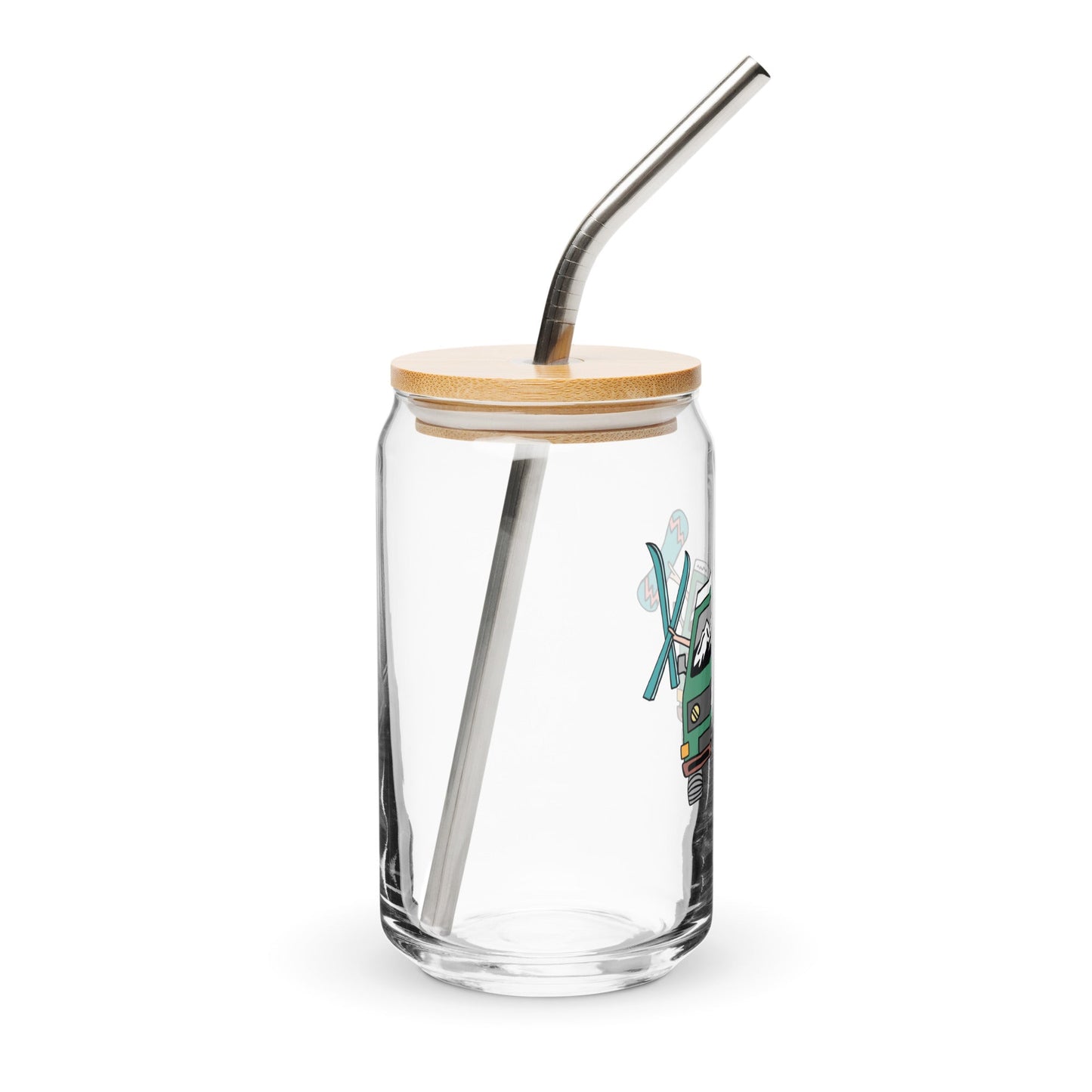 Shred Van Can-Shaped Pint Glass
