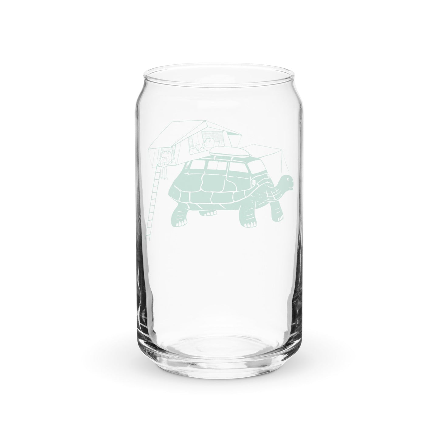 Tin-Top Turtle Pint Glass