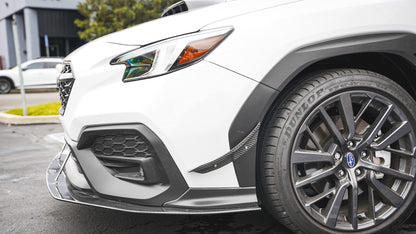 Subaru WRX Carbon Fiber Wind Splitter w/ Rods 2022-Up