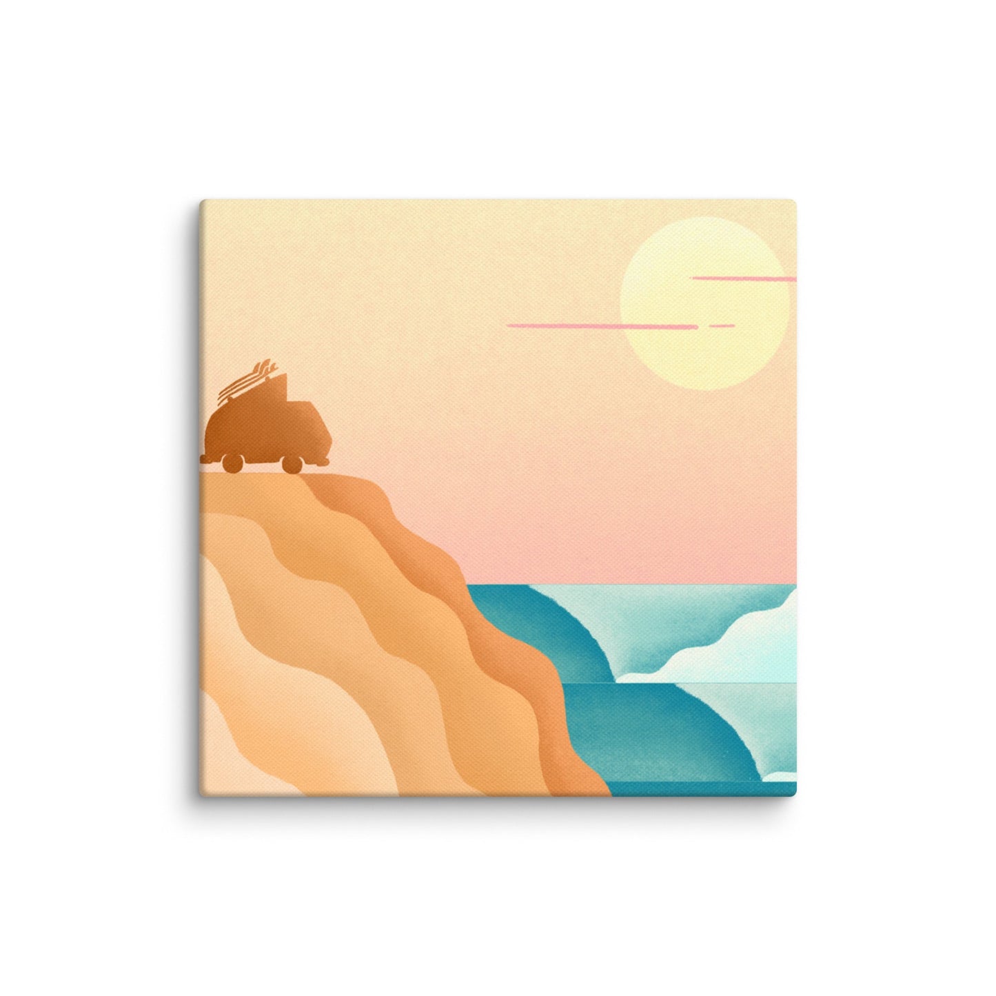 Baja Surf Canvas Print