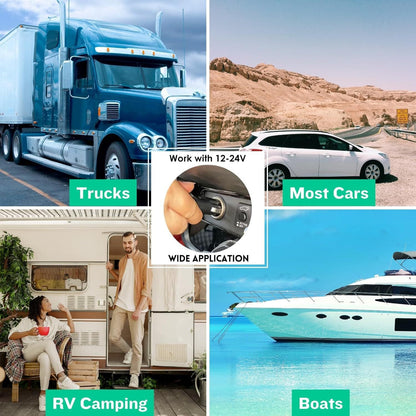 12V-24V Car Cigarette Lighter to DC Power Cable for Starlink Mini | 3M-10M