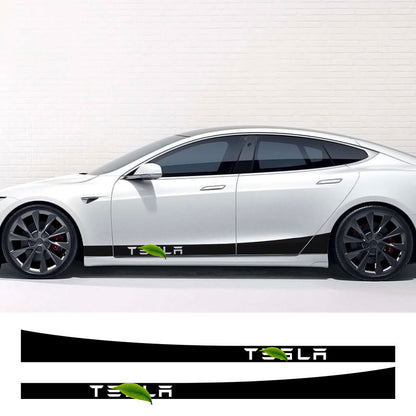 Side Skirt Stripe Decals (2-Pack) | 3 Styles | Multiple Colors | Scratch Protection