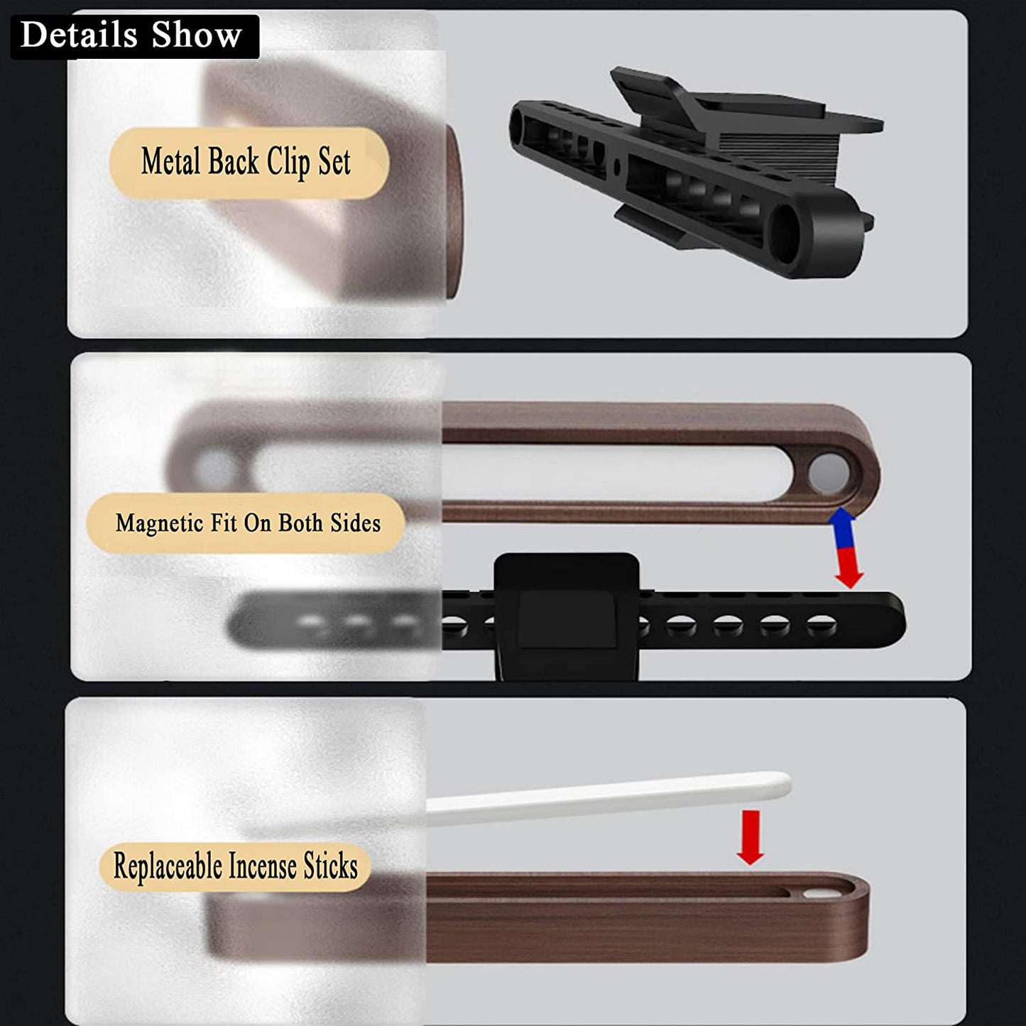 TESERY Car Fragrance Diffuser for Model 3/Y