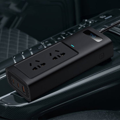 150W Car Power Inverter for Model 3/Y | EU Outlets | LCD Display | Smart Cooling