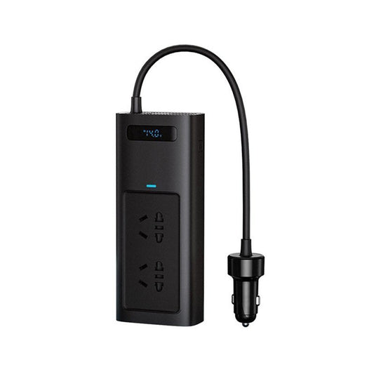 150W Car Power Inverter for Model 3/Y | EU Outlets | LCD Display | Smart Cooling