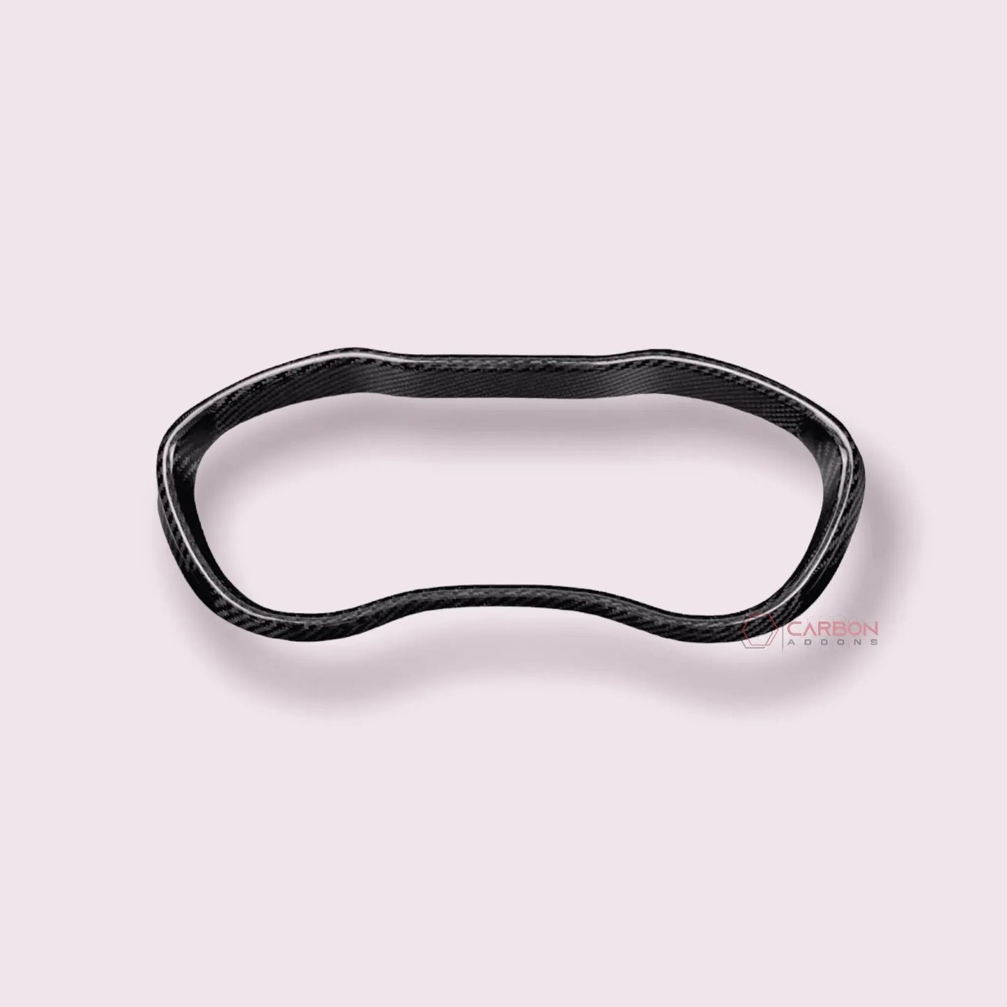 Carbon Fiber Gauge Cluster Trim Cover For 2015-2023 Dodge Challenger