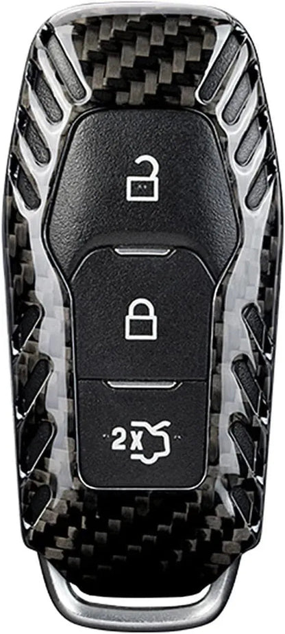 Carbon Fiber Key Fob Cover for 2015-2017 Mustang
