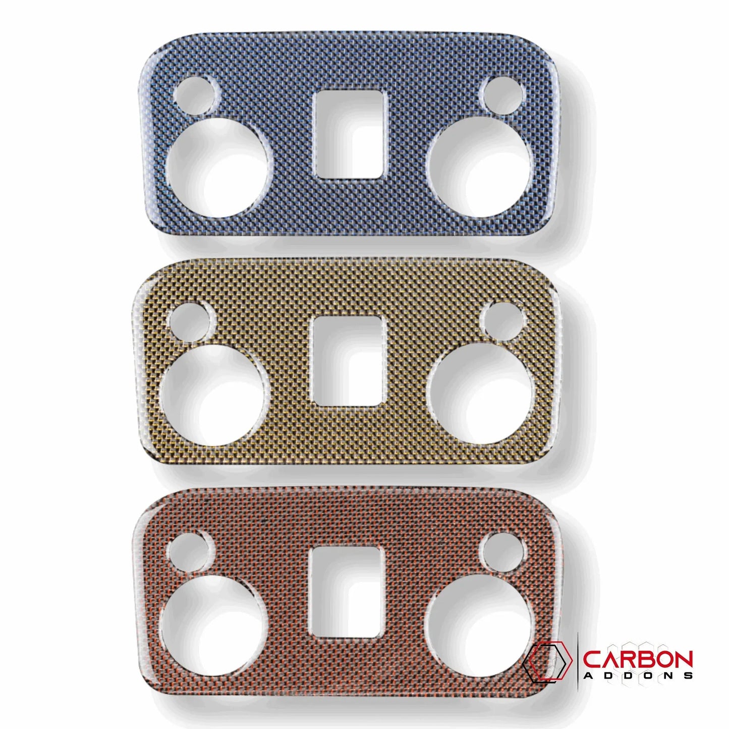 Carbon Fiber Overhead Dome Light Trim Overlay for Mustang 2015-2023