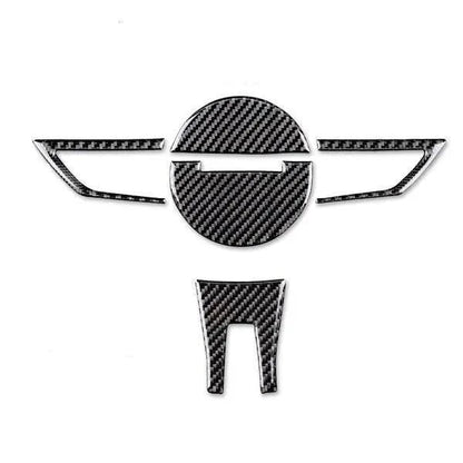 Carbon Fiber Steering Wheel Overlay for Chevrolet Camaro 2010-2011