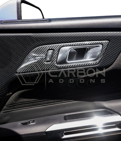 2024+ S650 Mustang Hard Carbon Fiber Door Handle Trim Cover