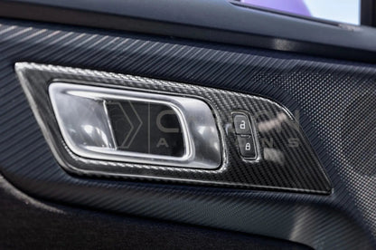 2024+ S650 Mustang Hard Carbon Fiber Door Handle Trim Cover
