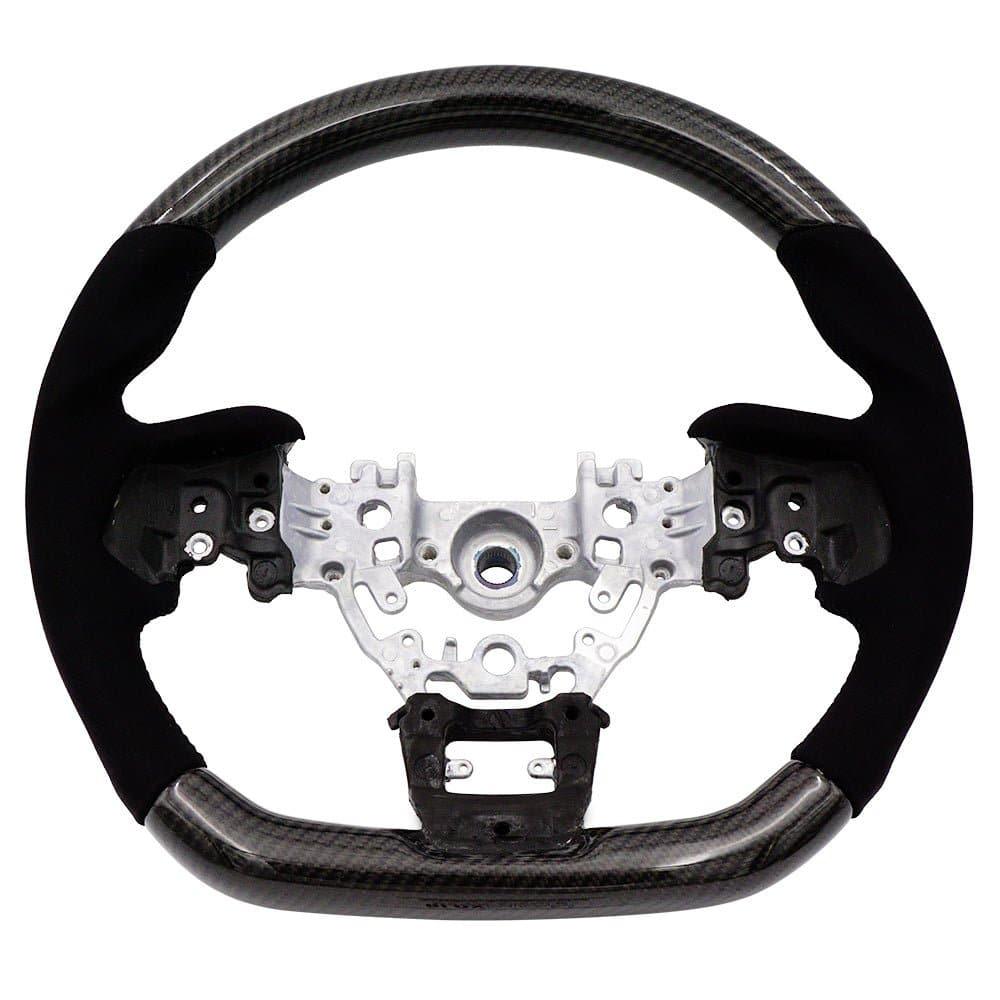 BLOX Racing Carbon/Alcantara Steering Wheel - 22+ WRX