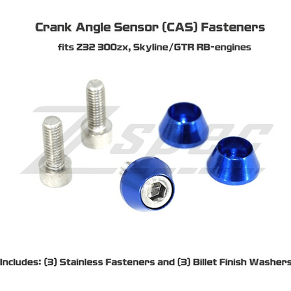 ZSPEC Crank Angle Sensor Bolts for Nissan Z32 300zx & Skyline GT-R, Stainless-Billet