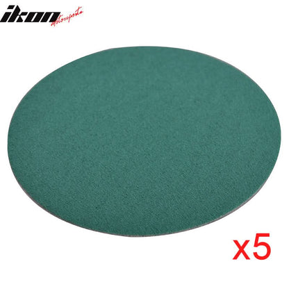 50PC 5" Wet Dry No Hole Sand Paper Disc 80 Grit Repair Sandpaper