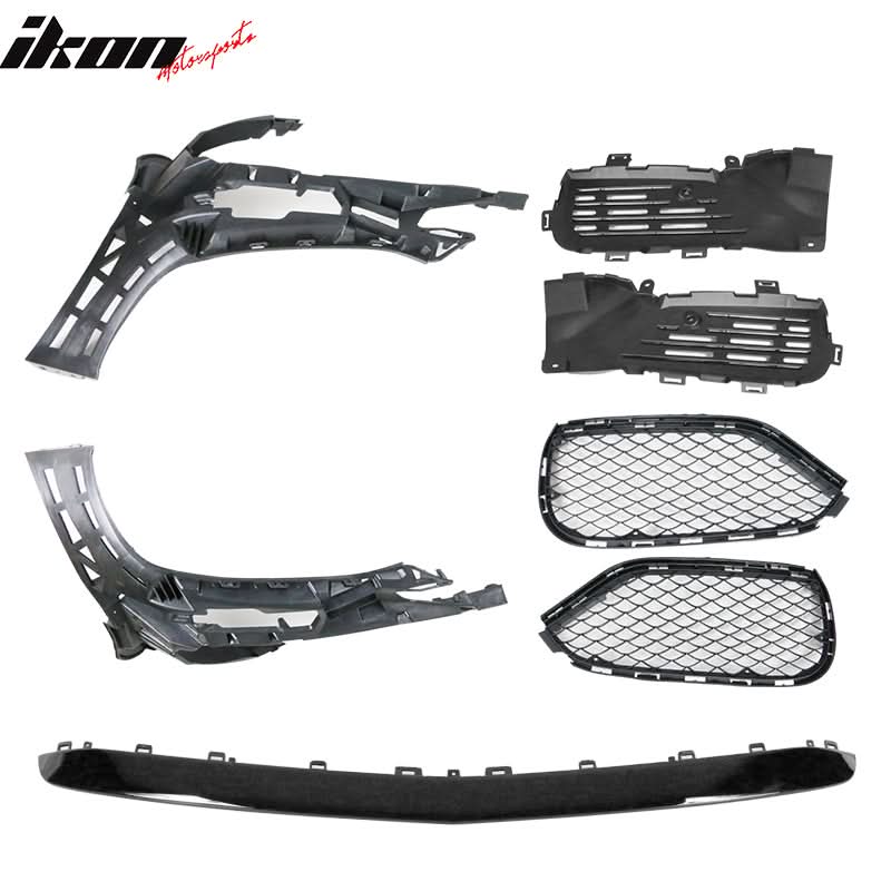 2014-2016 Mercedes-Benz W212 E Class Front Bumper with Lip Trim Vents