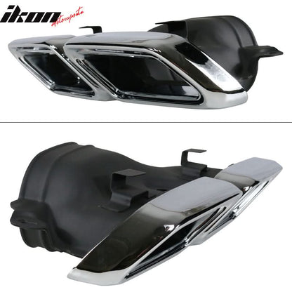 2014-2016 Mercedes-Benz W212 E Class Rear Bumper Cover Diffuser Trim
