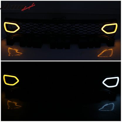 2015-2023 Dodge Charger Black Front Bumper Foglights Grille Lights PP