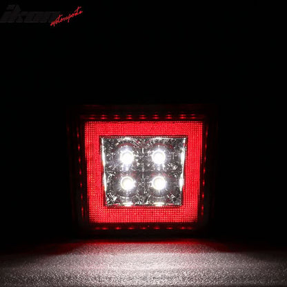 2006-2011 Civic Mugen Twin Outlet Clear 3rd Brake Light Rear Diffuser