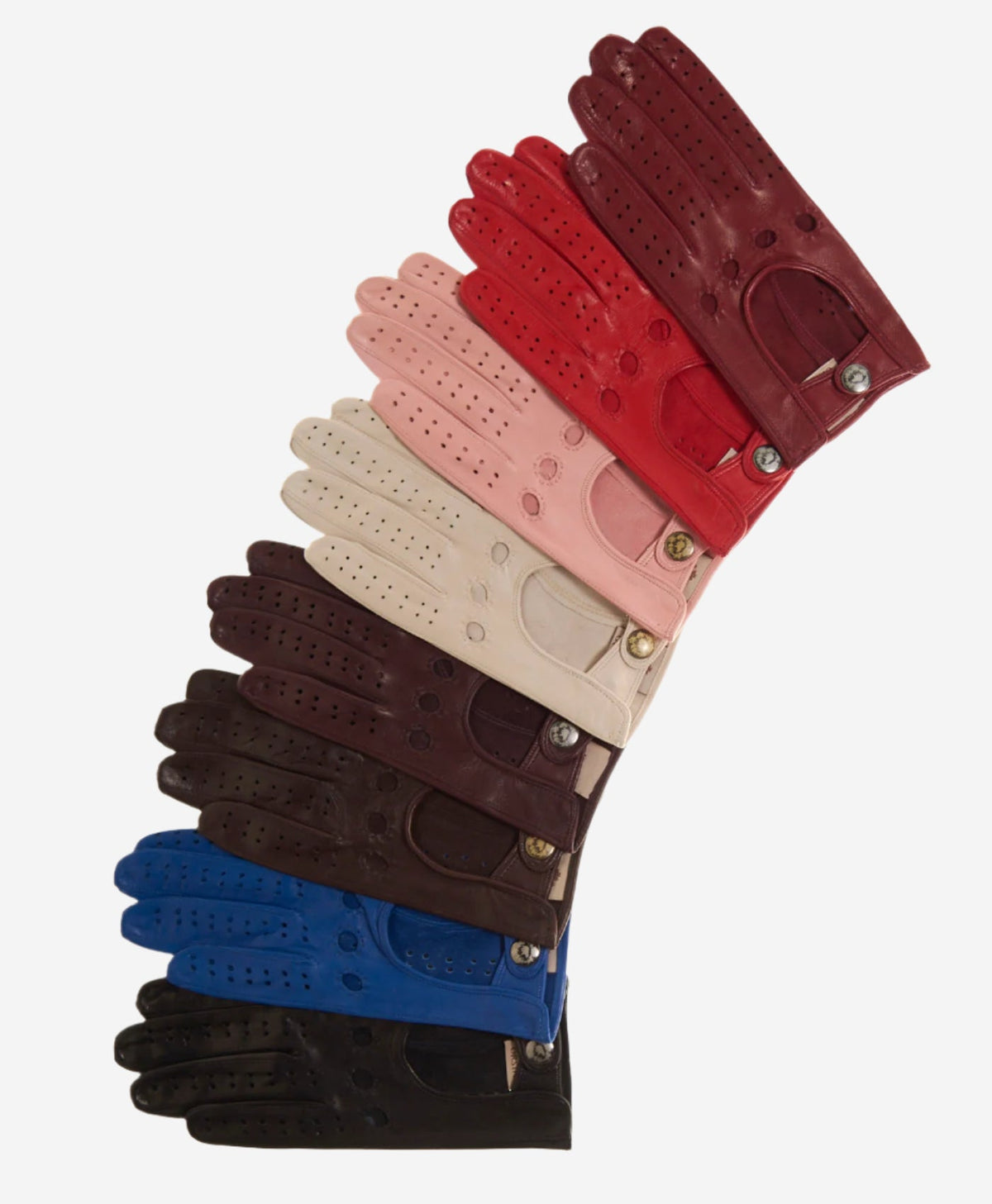 CD4010 (red) - Women’s Italian leather driving gloves