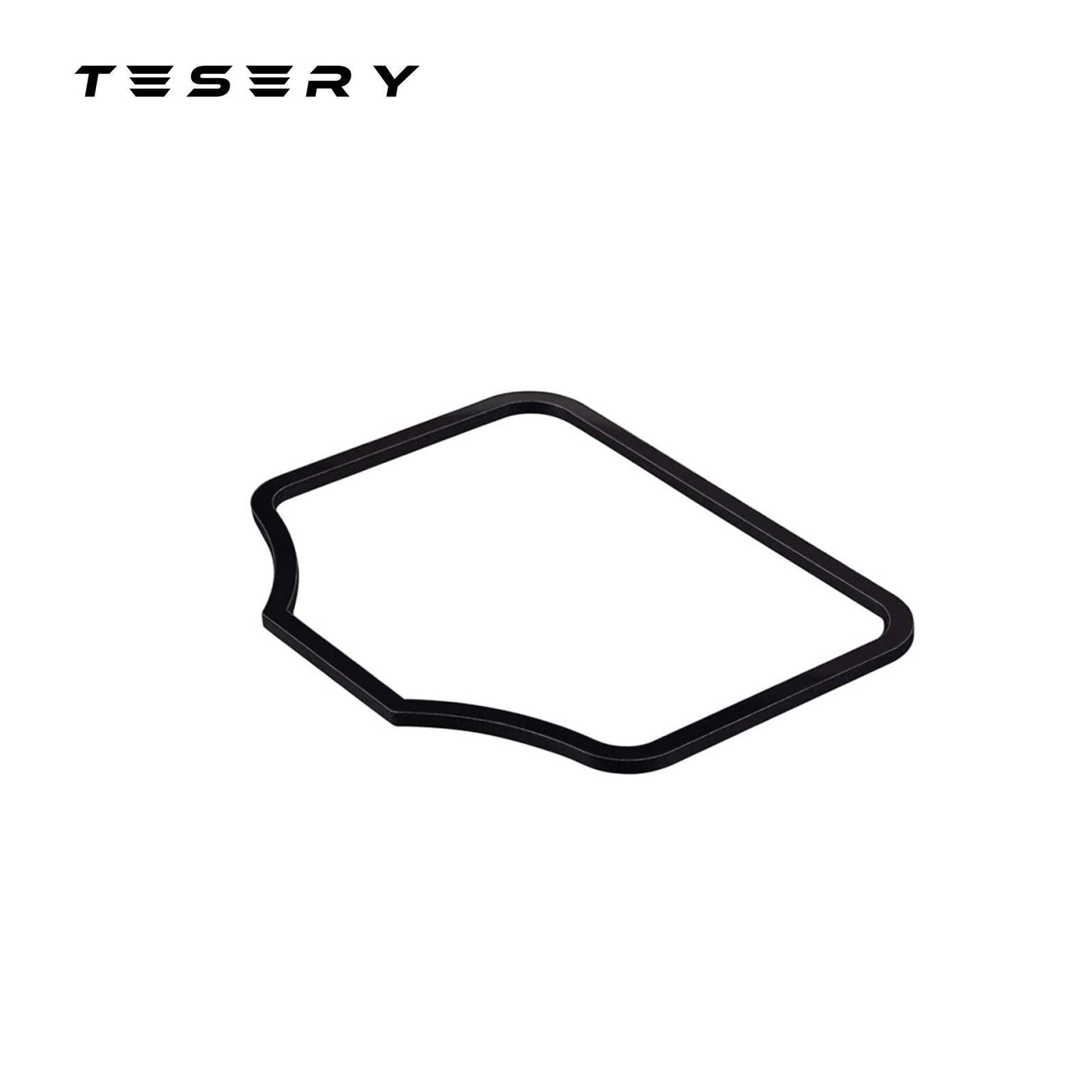 Acrylic Center Console Card Key Holder for Model 3/Y | Gloss Black | Anti-Slip