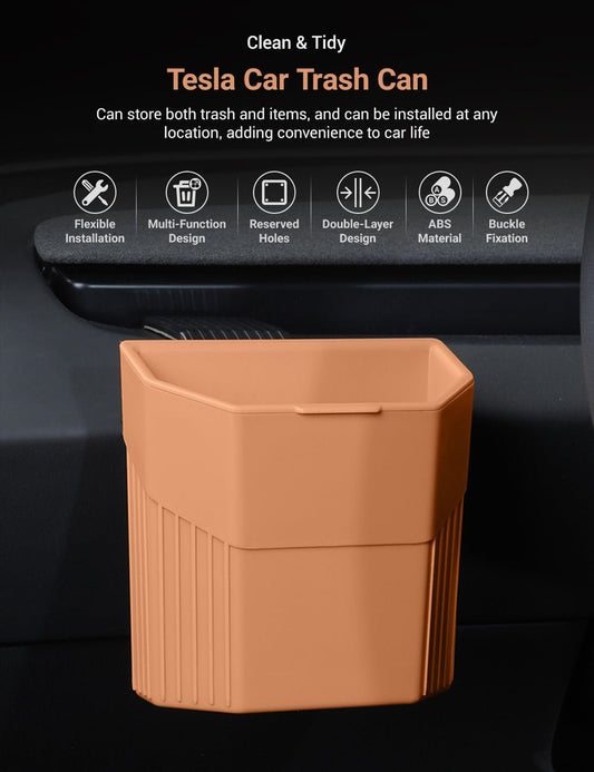 Central Screen/Seat/Dash Trash Can for Tesla Model 3/Y