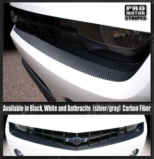 Chevrolet Camaro 2010-2013 Front Fascia Decal Carbon Fiber Vinyl